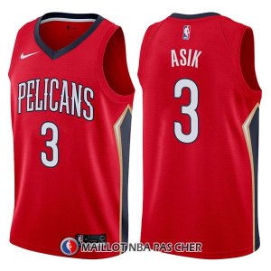 Maillot New Orleans Pelicans Omer Asik Statement 3 2017-18 Rouge
