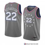 Maillot Philadelphia 76ers Malachi Richardson Ville 2018-19 Gris