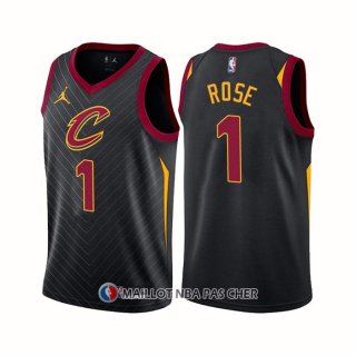 Maillot Cleveland Cavaliers Derrick Rose NO 1 Statement 2020-21 Noir