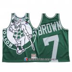 Maillot Boston Celtics Jaylen Brown Mitchell & Ness Big Face Vert