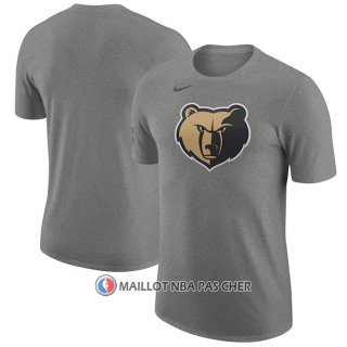 Maillot Manche Courte Memphis Grizzlies Ville 2023-24 Gris