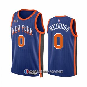 Maillot New York Knicks Donte Divincenzo NO 0 Ville 2023-24 Bleu