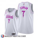 Maillot Minnesota Timberwolves Isaiah Canaan Earned Blanc
