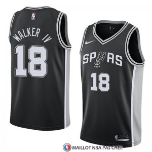 Maillot San Antonio Spurs Lonnie Walker Iv 18 Icon 2017-18 Noir