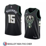 Maillot Milwaukee Bucks Shabazz Muhammad No 15 Statement 2018 Noir