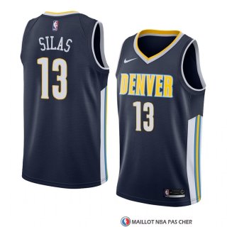 Maillot Denver Nuggets Xavier Silas Icon 2018 Bleu