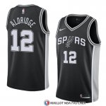 Maillot San Antonio Spurs Lamarcus Aldridge 12 Icon 2017-18 Noir