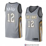 Maillot Cleveland Cavaliers David Nwaba Ville 2018 Gris