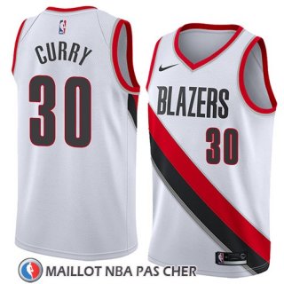 Maillot Portland Trail Blazers Seth Curry Statement 2018 Blanc2