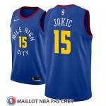 Maillot Denver Nuggets Nikola Jokic No 15 Statement 2018-19 Bleu