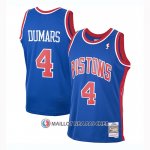 Maillot Detroit Pistons Joe Dumars Mitchell & Ness 1988-89 Bleu