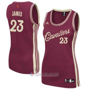 Maillot Femme de James Noel Cavaliers #23 Rouge