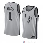 Maillot San Antonio Spurs Lonnie Walker Statement 2018 Gris2