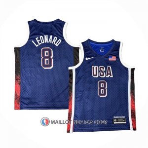 Maillot USA 2024 Kawhi Leonard Bleu