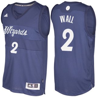 Maillot Navidad 2016 John Wall Wizards 2 Bleu