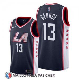 Maillot Los Angeles Clippers Paul George Ciudad 2019 Noir