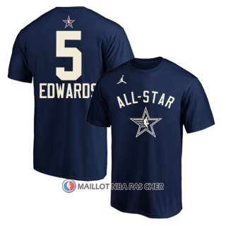 Maillot Manche Courte All Star 2024 Anthony Edwards Bleu