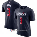 Maillot Manche Courte Washington Wizards Bradley Beal Statement Bleu