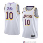 Maillot Los Angeles Lakers Jemerrio Jones Association 2018-19 Blanc