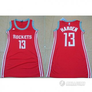 Maillot Femme de Harden Houston Rockets #13 Rouge