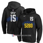 Veste a Capuche Denver Nuggets Nikola Jokic Ville 2023-24 Noir