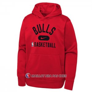 Veste a Capuche Chicago Bulls Performance Practice 2021-22 Rouge