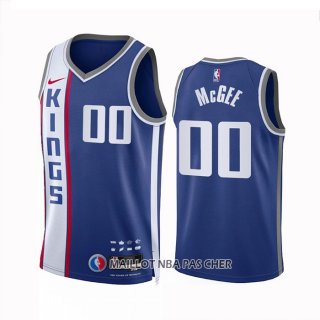 Maillot Sacramento Kings Javale Mcgee NO 00 Ville 2023-24 Bleu