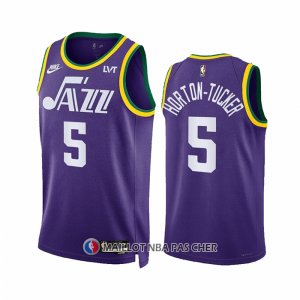 Maillot Utah Jazz Talen Horton NO 5 Classic 2023-24 Volet