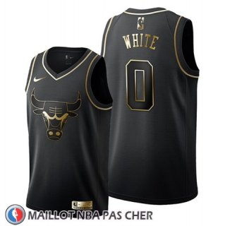 Maillot Golden Edition Chicago Bulls Coby White Noir