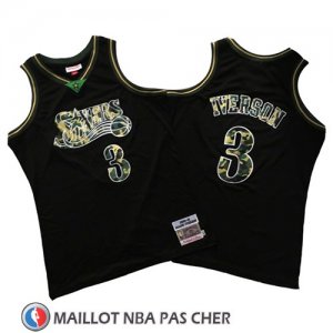 Maillot Philadelphia 76ers Allen Iverson Camouflage Vert