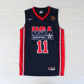 Maillot de Malone USA NBA 1992 Bleu