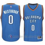 Maillot Authentique Oklahoma City Thunder Bleu