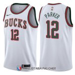 Maillot Milwaukee Bucks Jabari Parker Return To The Mecca Classic 12 2017-18 Blanc