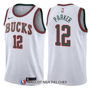 Maillot Milwaukee Bucks Jabari Parker Return To The Mecca Classic 12 2017-18 Blanc