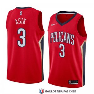 Maillot New Orleans Pelicans Omer Asik Statement 2018 Rouge