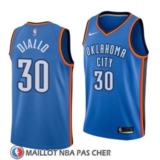 Maillot Oklahoma City Thunder Hamidou Diallo No 30 Icon 2018 Bleu Blanc