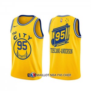 Maillot Golden State Warriors Juan Toscano-anderson Classic Or