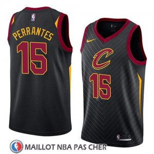 Maillot Cleveland Cavaliers London Perrantes No 15 Statement 2018 Noir