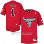 Maillot Rose Chicago Bulls #1 Rouge
