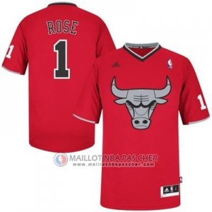Maillot Rose Chicago Bulls #1 Rouge