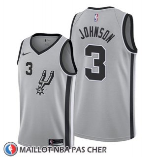 Maillot San Antonio Spurs Keldon Johnson Statement 2019-20 Gris
