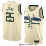 Maillot Milwaukee Bucks Deandre Liggins Ville 2018 Crema