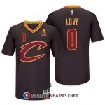 Maillot Authentique Manche Courte Cleveland Cavaliers Love 0 Noir