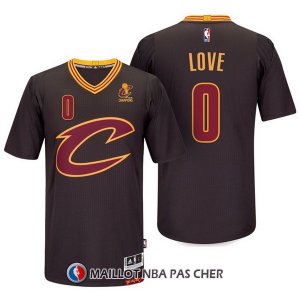 Maillot Authentique Manche Courte Cleveland Cavaliers Love 0 Noir