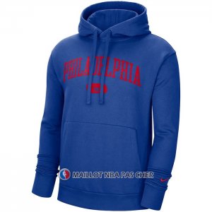 Veste a Capuche Philadelphia 76ers Heritage Essential Bleu