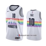 Maillot Denver Nuggets Bol Bol Ville Blanc