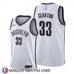 Maillot Brooklyn Nets Nicolas Claxton Association 2019-20 Blanc