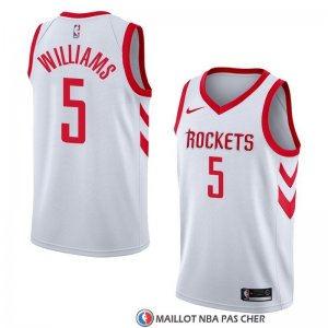 Maillot Houston Rockets Troy Williams Association 2018 Blanc