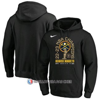 Sweats con Capucha Denver Nuggets 2023 NBA Finals Champions Locker Room Pullover Noir