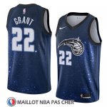Maillot Orlando Magic Jerian Grant No 22 Ciudad 2018 Bleu